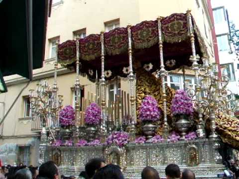 Procesion extraordinaria M Stma de la Trinidad Coronada, Calle Ventura Rodrguez, Malaga 2009