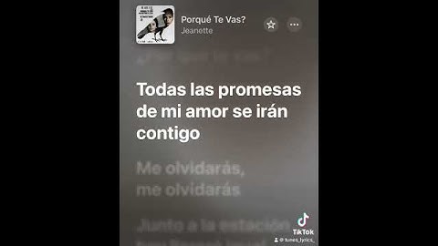 Thumbnail of ¿Por qué te vas? - Jeanette #musica