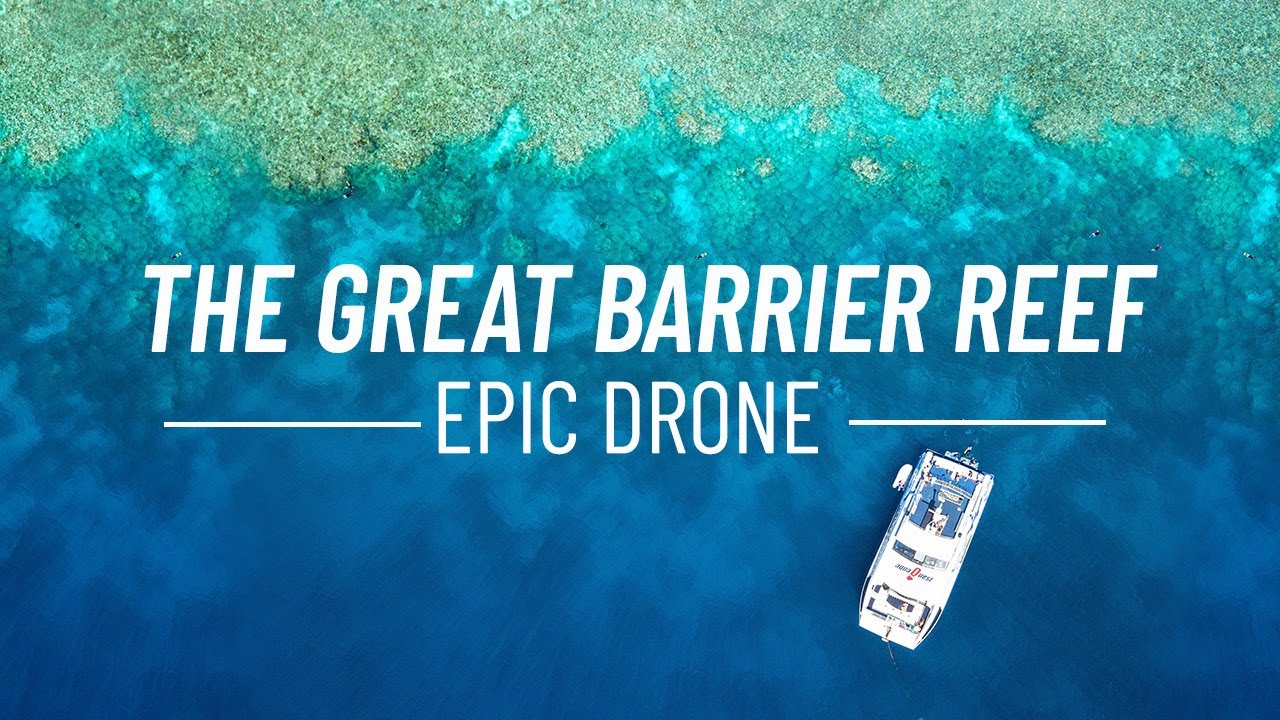 The Great Barrier Reef from above - drone footage - YouTube