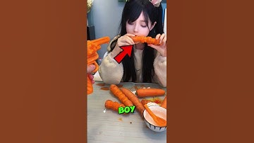 This Girl MAKES Amazing Items From Carrots #shorts