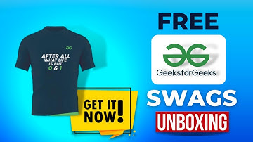 GeeksforGeeks Swags UNBOXING 🏅🏅|| Get Your Swag Now 🎯🎯