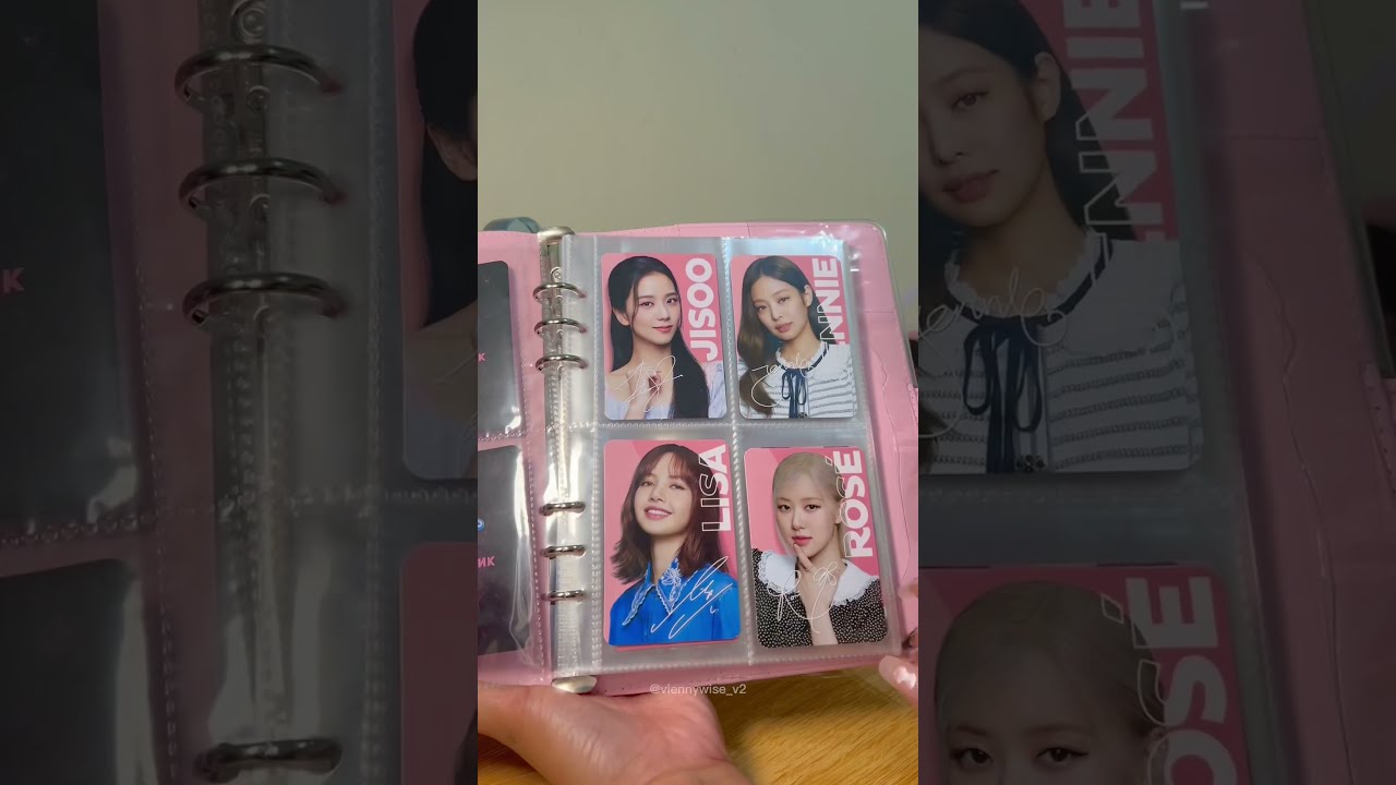 My first ever binder for my photocard collection 💗 #unboxing #blackpink #shorts #kpop #photocard