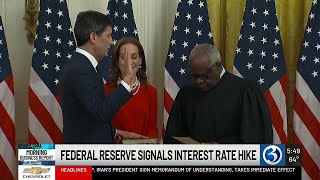MORNING BUSINESS REPORT: Federal Reserve signals interest rate hike