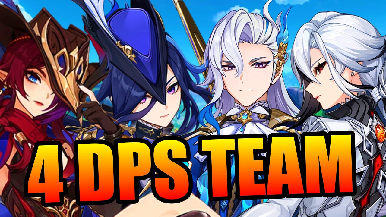 Dps Only 4 DPS Characters only 1 Team - YouTube