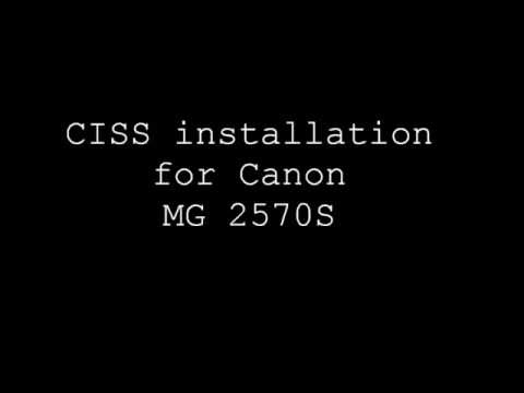 CISS Installation for Canon MG 2570s D.I.Y