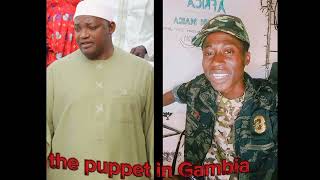 look at this puppet of Gambia a childish president