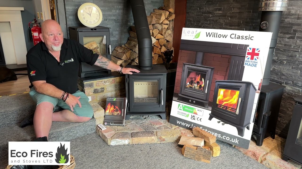 Woodbuning Stove Review Leafstoves Willow Classic.British Made. - YouTube
