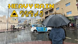 Heavy Rain in Dubai: An Unusual Weather Phenomenon Explored #dubai #dubaiexplorer #dubaivlogs #rain