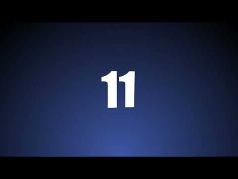 Gradient starry night dark background Numbers