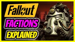 The Philosophy Of FALLOUT! Every Fallout FACTION In The Fallout Games