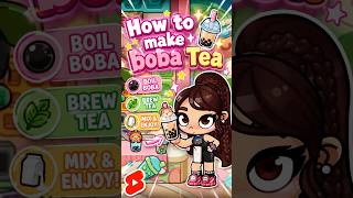 How to make boba tea #avatarworld #bobatea #avatar story r
