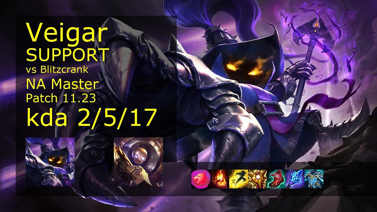 Rank 3 NA Veigar: Support vs Blitzcrank