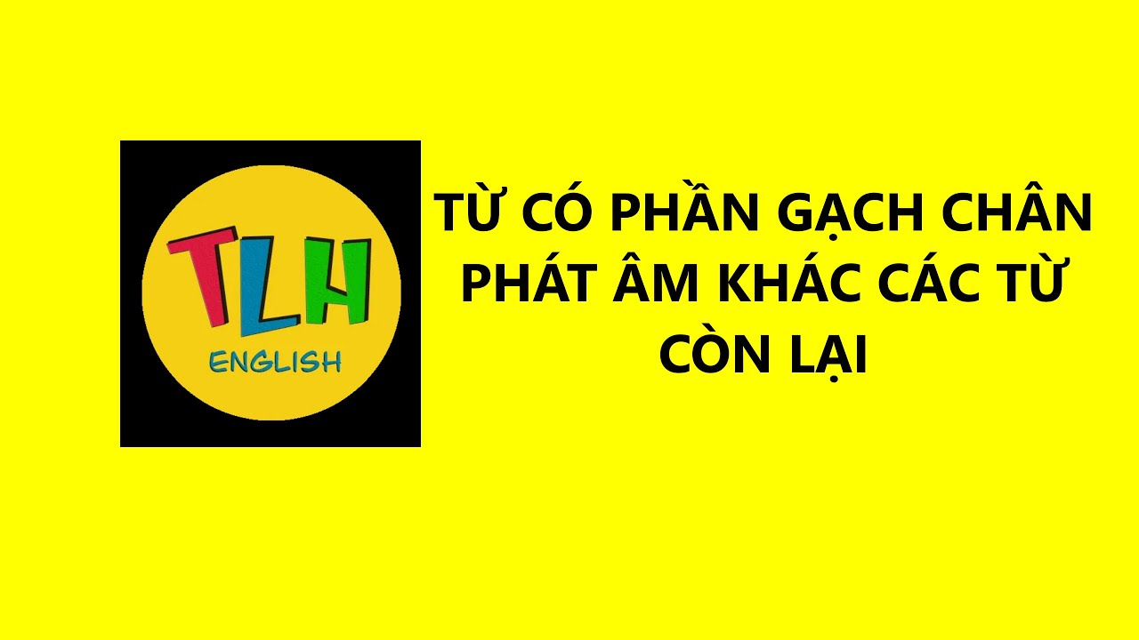 từ có phát âm khác (find the word which has a different sound in the part underlined) - youtube