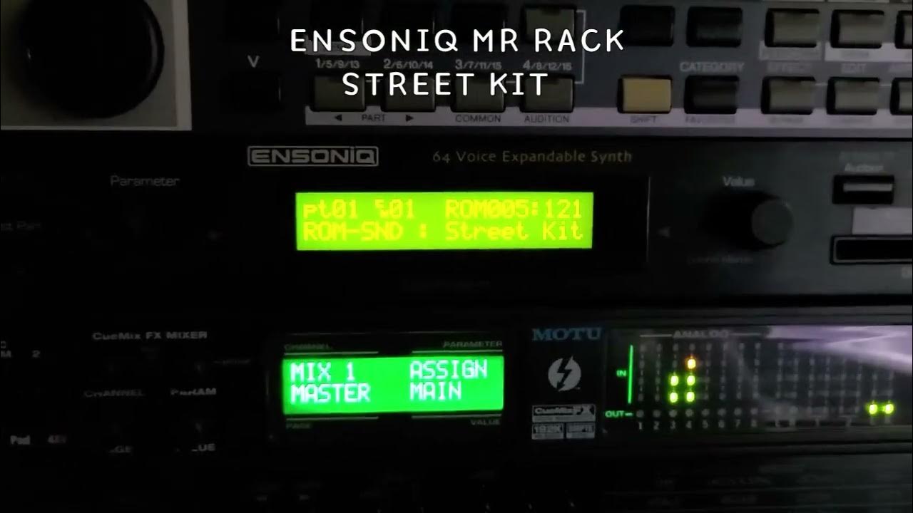 Ensoniq MRRack (street kit) YouTube