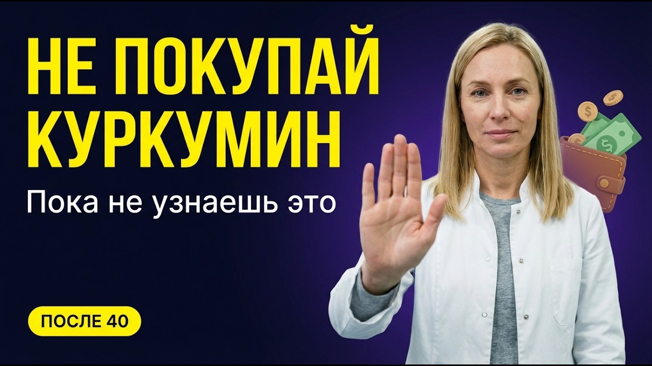 Куркумин — обман на миллиарды? Врач показывает, что скрывают производители добавок.
