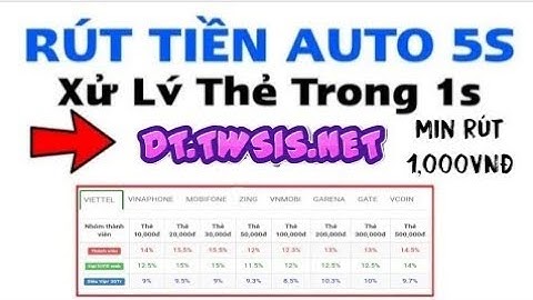 Khai Trương WebSite Gạch Thẻ Cào Sang Momo , Rút Tiền Auto Cực Vip | AN TSG