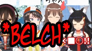 Ookami Mio Throws Up Wasabi During Holo 2018 Christmas Special