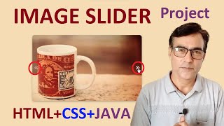 How to create Image Slider using HTML, CSS and JavaScript | HTML Project - 8