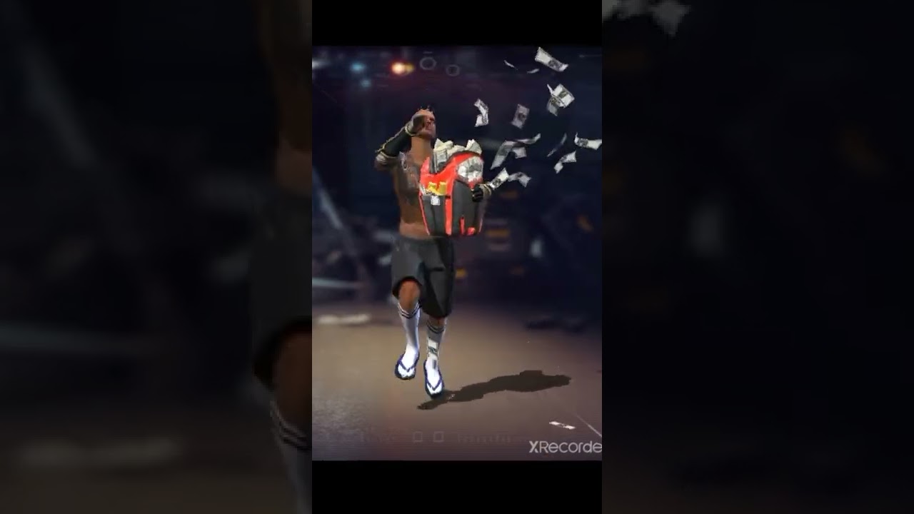 Red criminal back 5th anniversary special freefire