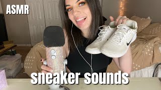 ASMR | aggressive sneaker scratching and tapping, tingly | ASMRbyJ