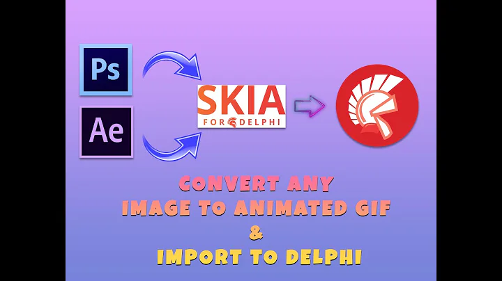 Convert any image to animated gif & import to Delphi