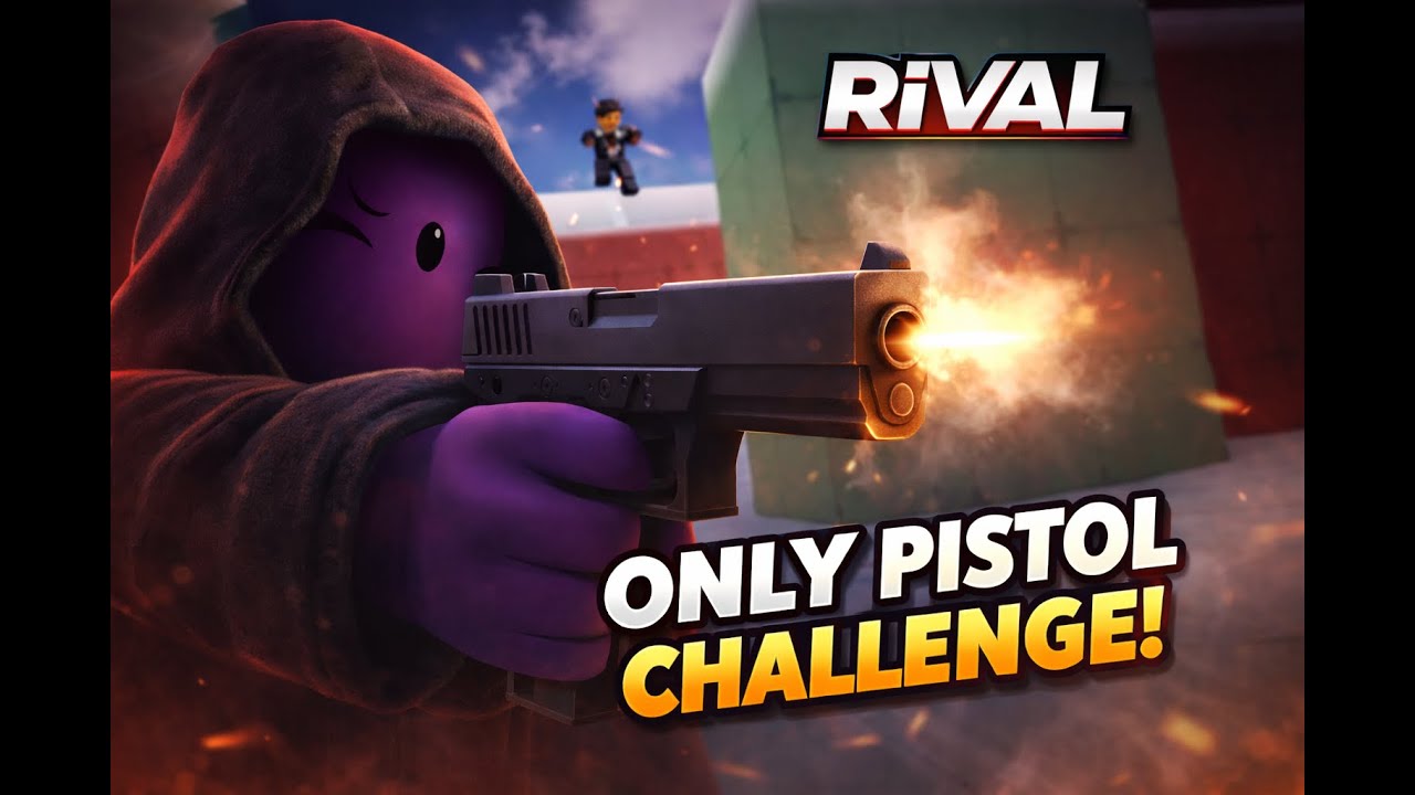 ONLY PISTOL Challenge in RIVALS (This Got Intense)