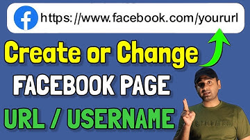 How to create facebook page url or username
