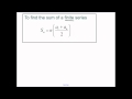 Arithmetic Sequences and Series Quiz