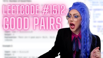 Number of Good Pairs | LeetCode #1512 Live Solve
