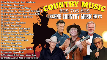 Classic Country Music Hits - Greatest Old Country Songs Of All Time - John Denver, Kenny Rogers, ...