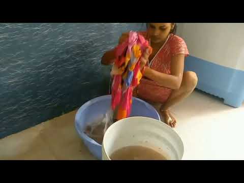 My Clothes Washing Routine _ Washing Clothes in Washing Machine  Village Vlogs channel