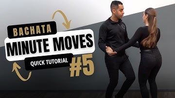 Bachata Minute Moves - Bachata Forward & Back Basic - Demetrio & Nicole - Bachata Dance Academy