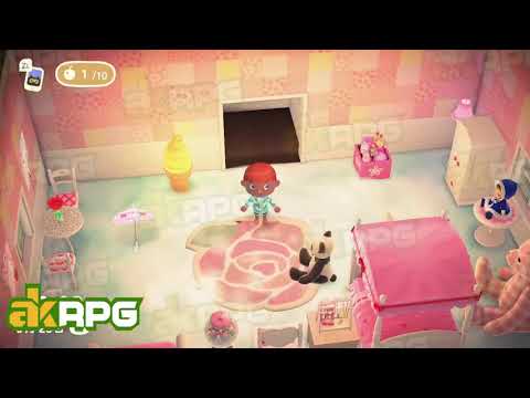 Lovely Bedroom With Cute Furniture - Best Animal Crossing New Horizons Design Ideas
