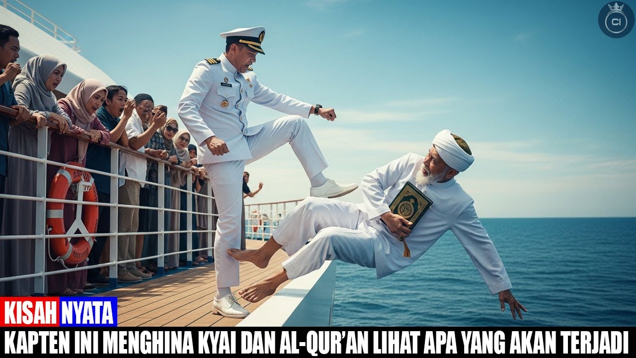 Bikin Merinding!! Kapten Ini Menerima Azab Nyata Setelah Menendang Kyai Yang Sedang Baca AL-Qur'an
