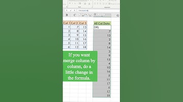How to merge or combine multiple rows to a single column | TOCOL #excel #tricks #tips #howto #how