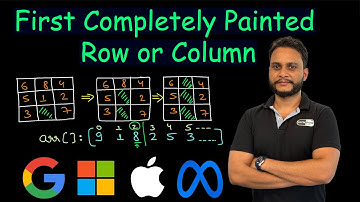 First Completely Painted Row or Column | Leetcode 2661