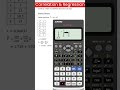 Correlation and regression for linear regression casio fx570991ex