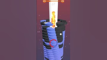Fire 🔥 stack ball gameplay #shorts #shortsfeed #stackball