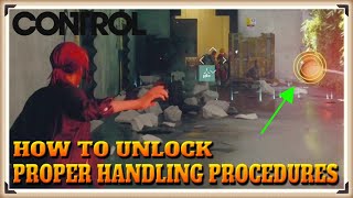 Control How to Unlock Proper Handling Procedures Trophy / Achievement Guide