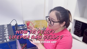 LiFePO4 Raw Cells QR Code Verification Reference Video From Docan Amy Zheng