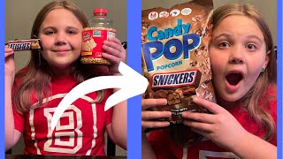 Candy POP Snickers Popcorn!  Does it Taste Like SNICKERS?!