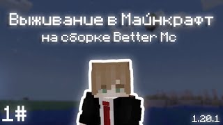 ВЫЖИВАНИЕ В МАЙНКРАФТ на СБОРКЕ BETTER MC | 1.20.1 | 1#