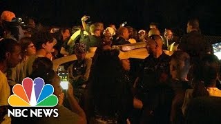 Protesters Gather Near Scene Of Fatal Officer-Involved Shooting In Charlotte | NBC News