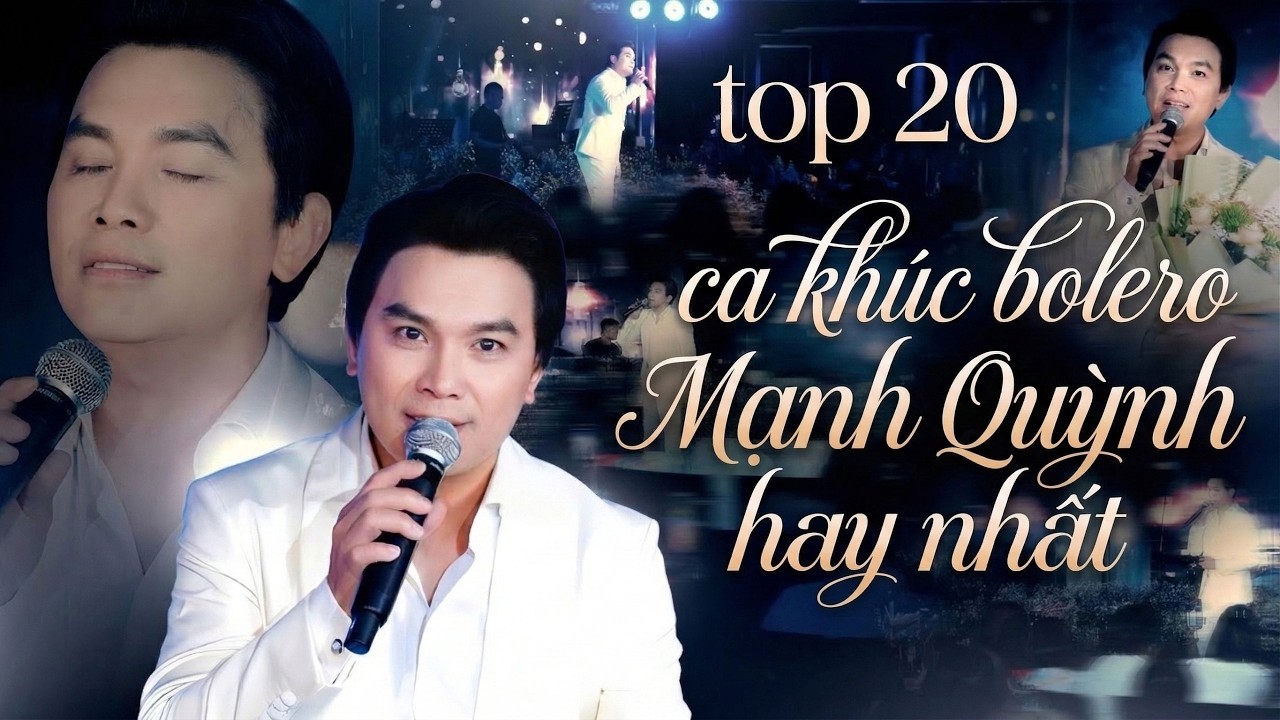 Mạnh Quỳnh & 20 Bài Bolero Lấy Nước Mắt Người Nghe | Căn Nhà Màu Tím, Duyên Nghèo,...
