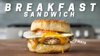 MY 4 MINUTE AND 4 HOUR BREAKFAST SANDWICHES (Quick \& Easy vs Homemade)