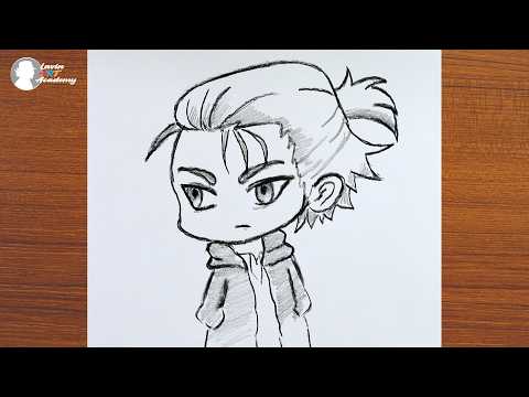 How to Draw Chibi Eren Yeager | Attack on Titan