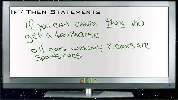 If - Then Statements: Lesson (Basic Geometry Concepts)