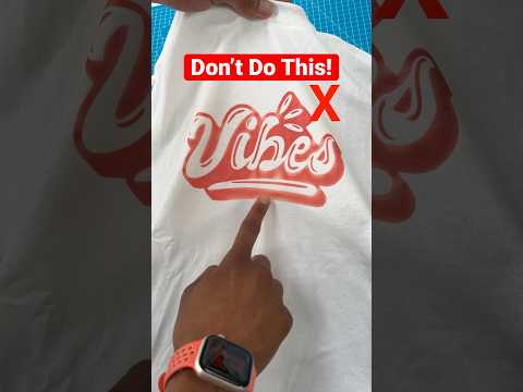 Never Print T-shirts With Cricut This Way! 😡 #cricut #diy #shorts