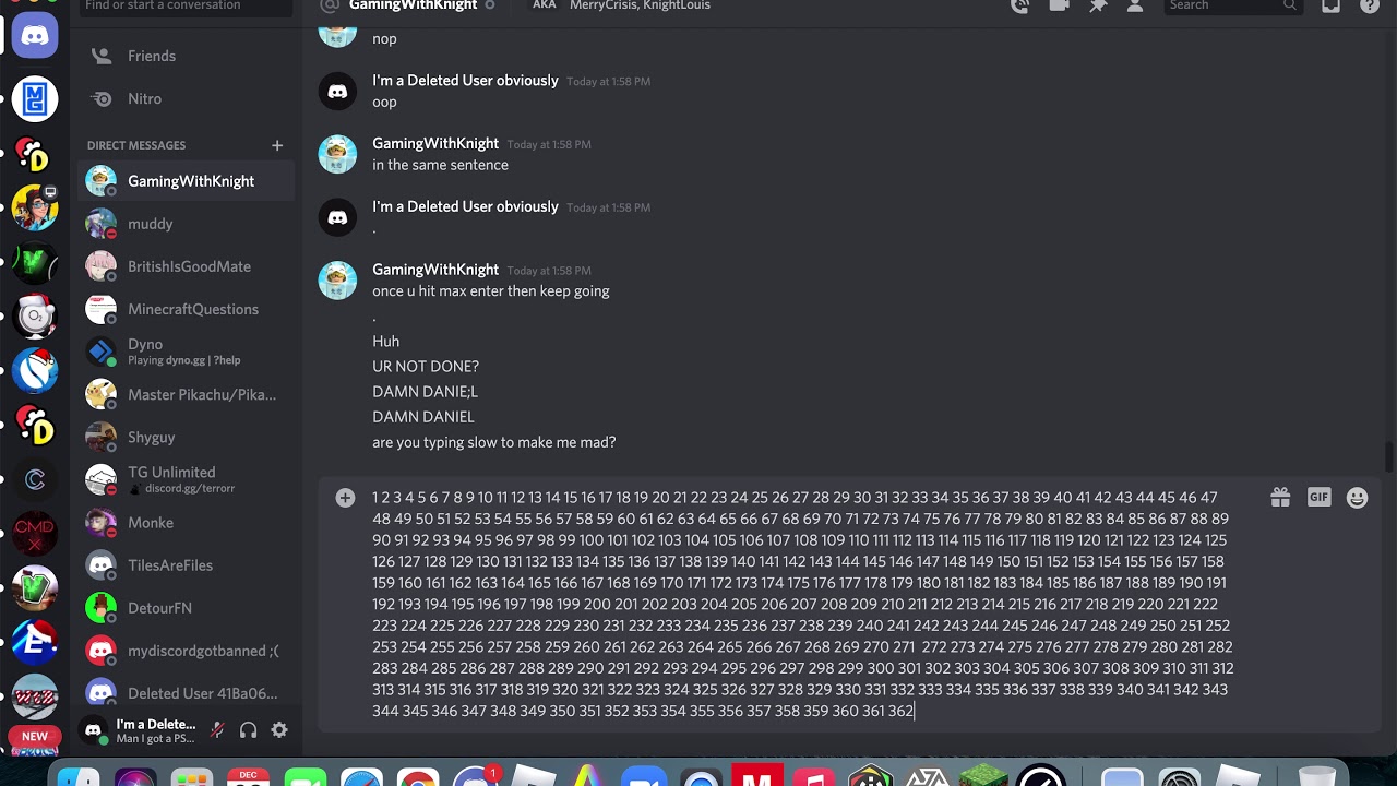 TYPING TO 1000 ON DISCORD!! YouTube