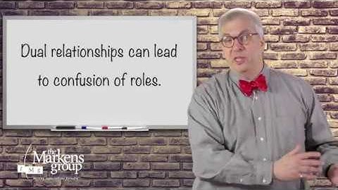 Boundary Issues: Managing Dual Relationships